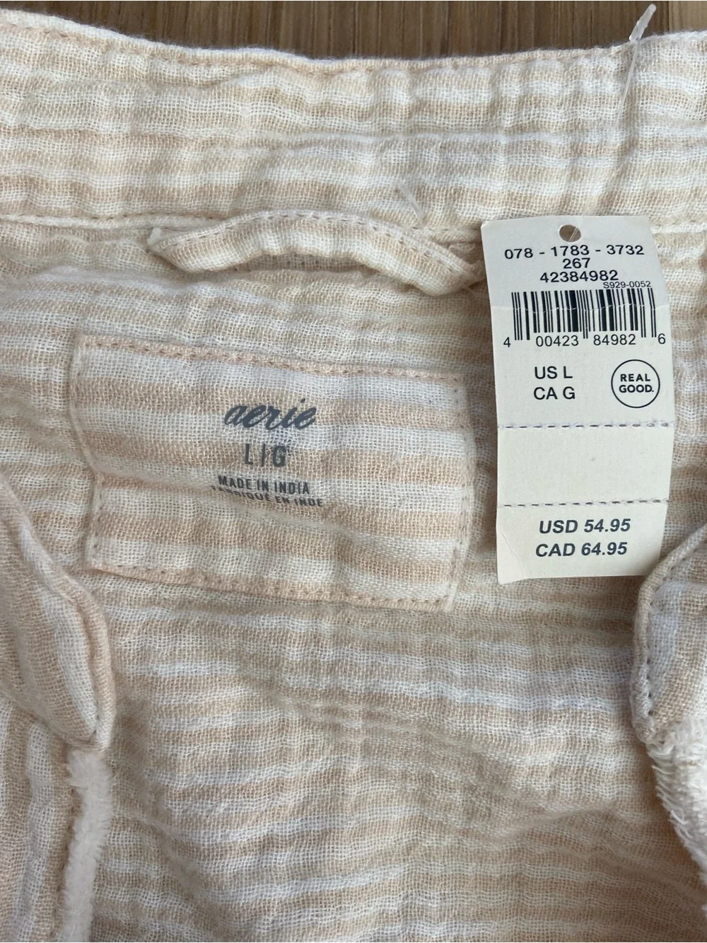 Aerie Daybreak Coverup Shirt